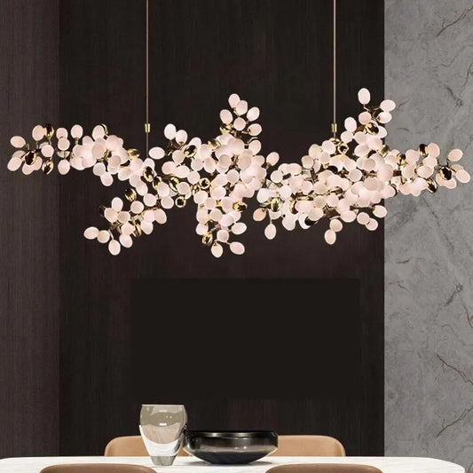 Grape Shape Hanging Lamp Decorative Banquet Hall Villa Hotel Lobby Modern Glass Led Chandelier