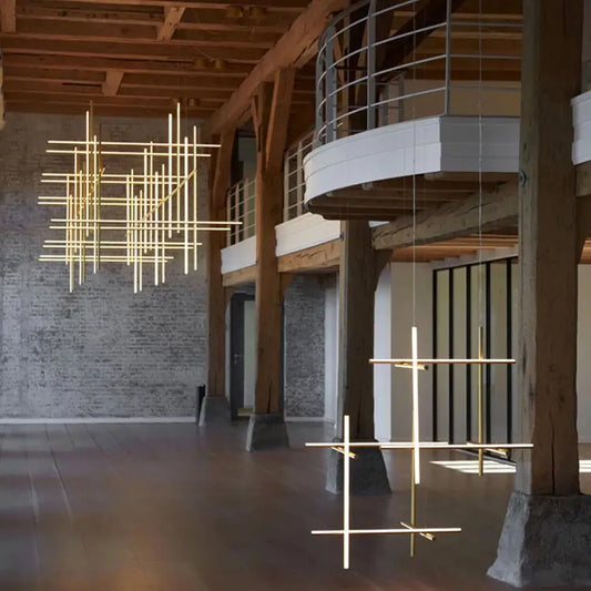 Modern Simple Custom Stainless Steel Lamp Living Room Bedroom Dining Room Hotel Lobby Chandelier Pendant Light