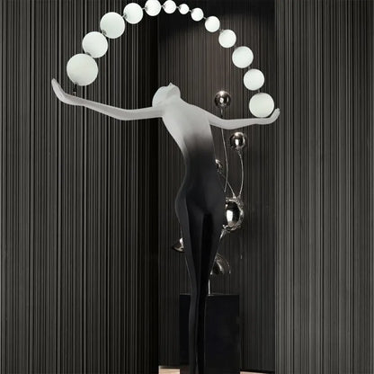 Manufacturers Custom Floor Lamp Modern Art Interior Decoration Floor Light Curved Fishing Curved Arc Floor Lamp