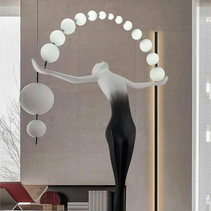 Manufacturers Custom Floor Lamp Modern Art Interior Decoration Floor Light Curved Fishing Curved Arc Floor Lamp